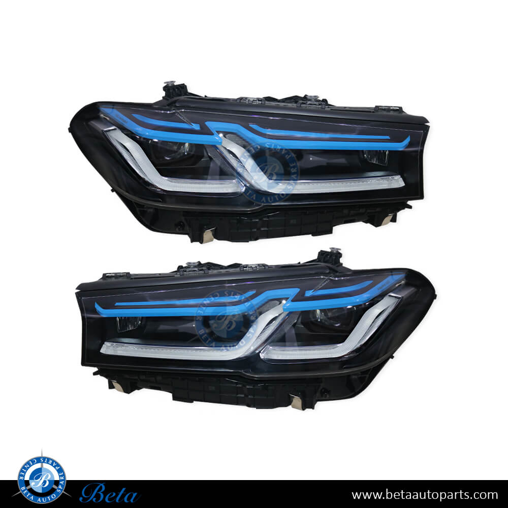 Headlamp Upgrade From Adaptive LED To Laser LED for BMW 5 Series G30 LCI 2021-Up models, Part Number 63119479267/63119479268 Headlamp Upgrade From Adaptive LED To Laser LED for BMW 5 Series G30 LCI 2021-Up models, Part Number 63119479267/63119479268